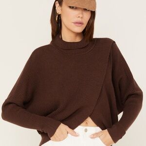 NWOT Bootbarn REVEL WOMEN'S MOCKNECK WRAP SWEATER